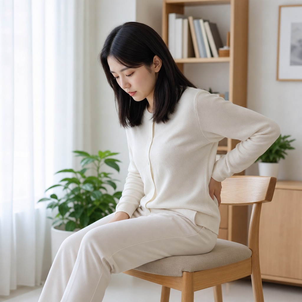 尾龍骨痛相關示意