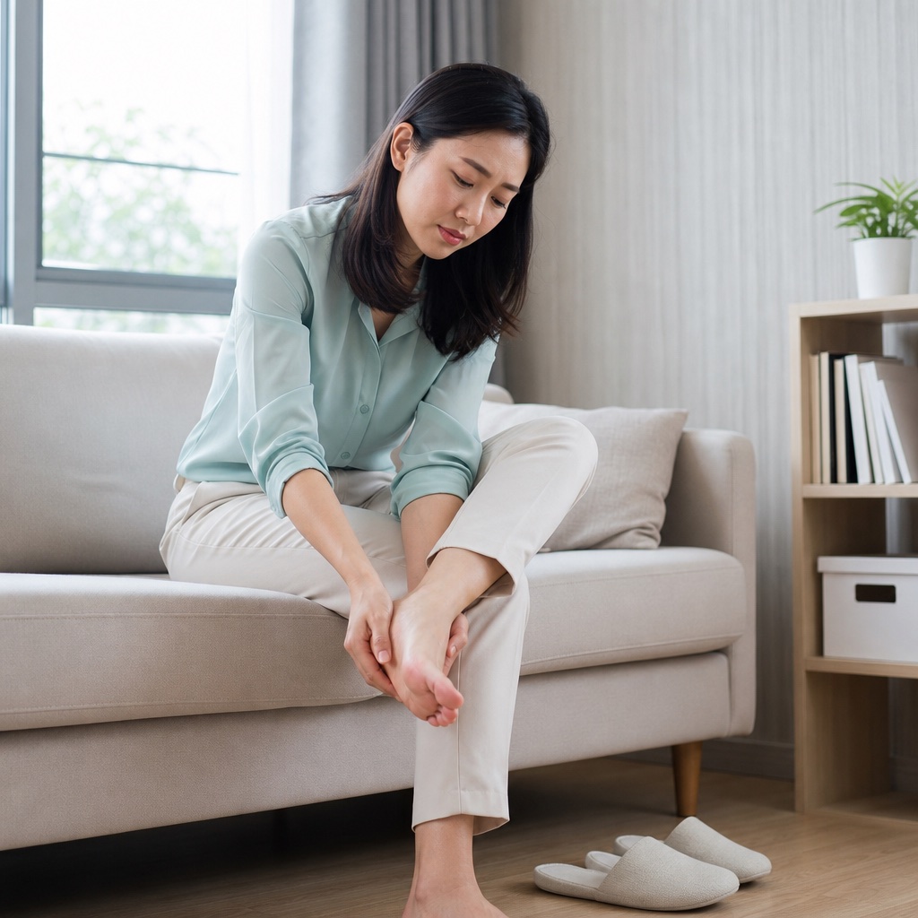 腳踭骨刺相關示意