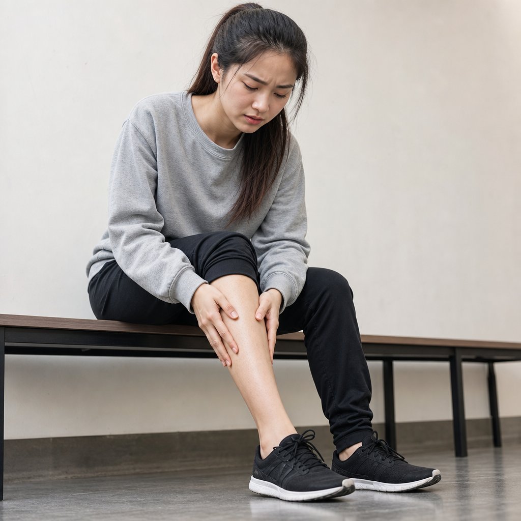 跑步腳脛痛相關示意